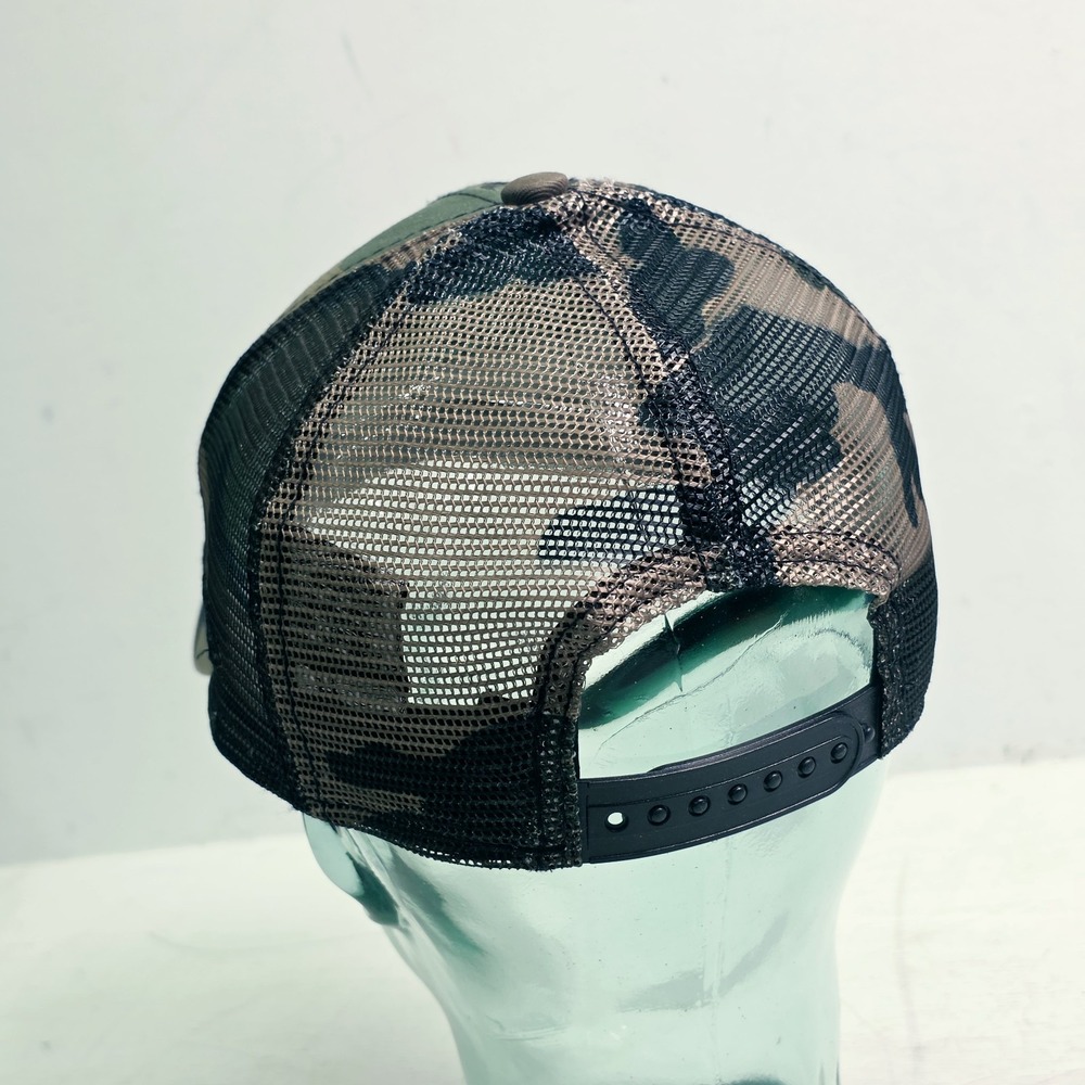 New Era NY Yankees 9FORTY Camo Mesh Trucker Hat Ladies Rhinestone Bling Logo EUC - Picture 4 of 7